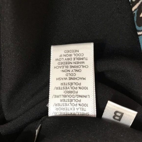 Ann Taylor Loft Floral Paisley Print Dress Blue - Picture 8 of 9